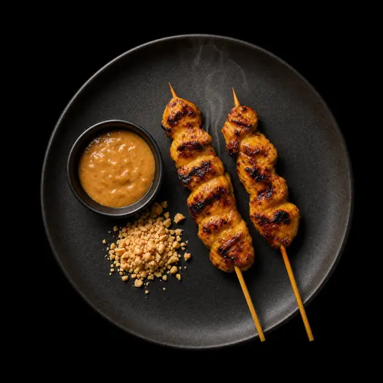 Yakitori poulet satay